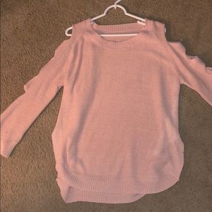 Pink long sweater